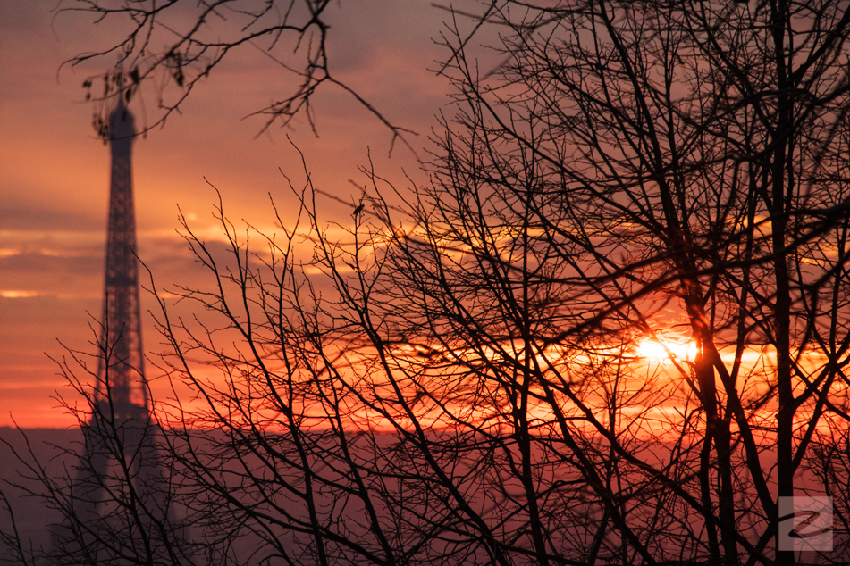 Sunset in Paris